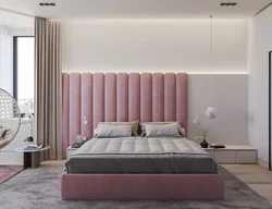Дизайн интерьера спальни изголовье