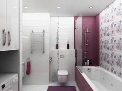 Renovation bath tiles design photo small