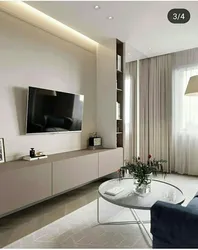 Красивый интерьер гостиной в квартире в современном стиле