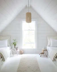 Белая Деревянная Спальня Интерьер