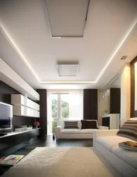 Дизайн натяжных потолков в интерьере квартиры