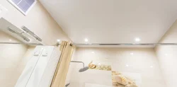 Освещение комнаты фото ванной с натяжным