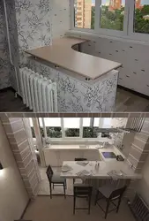 Дизайн Подоконника Кухня Балкон