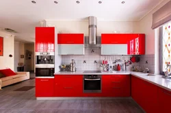 Kitchen design on one side