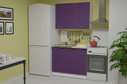 Фото кухонных гарнитуров для маленькой кухни прямые