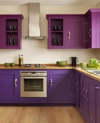 С Какими Цветами Сочетается Фиолетовый В Интерьере Кухни