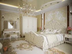 Классическая спальня фото белая мебель