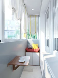 Дизайн маленького балкона в квартире