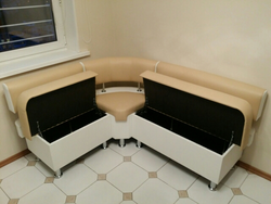 Угловые диванчики на кухню фото