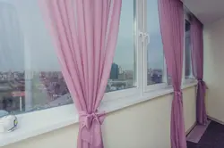 Тюль на балконе в квартире фото