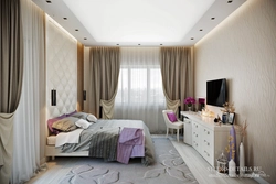 Bedroom design 11 square meters with balcony