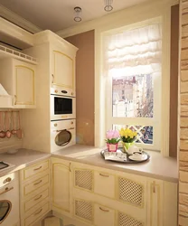 Кухня Дизайн 7Кв С Холодильником