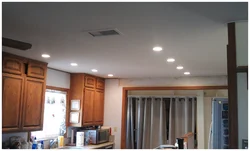 Встраиваемые светильники в потолок для кухни фото