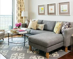 Цвет диванов в гостиной фото
