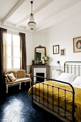 Дизайн спальни в ретро стиле