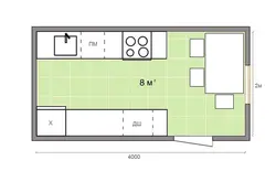 Дизайн кухни в однокомнатной квартире 12 кв м
