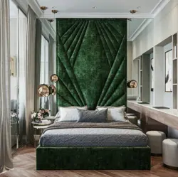 Спальни в изумрудных тонах дизайн