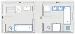 Дизайн туалета и ванной комнаты размеры