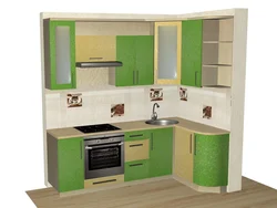 Фото недорогих кухонных гарнитуров угловых для маленькой кухни