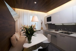 Кухня с телевизором дизайн 12 кв