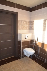 Фото плитки ванных комнат в коричневых тонах