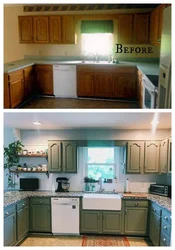 Перекрасить Кухню Фото До И После