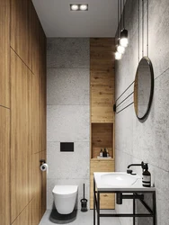 Туалет в стиле лофт в квартире фото дизайн