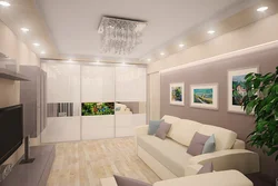 Дизайн гостиной в панельной квартире
