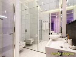 Зеркальная ванная фото дизайн
