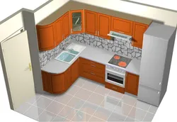 Дизайн кухни 2 м на 2 5 м