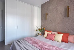 Bedroom interior with mdf