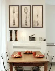 Картина На Кухне И Обеденный Стол Фото