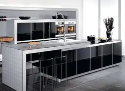 Кухня со стеклом дизайн