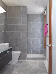 Ванная комната с перегородкой для душа фото
