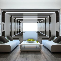 Дизайн интерьера 3d гостиной