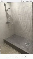 Фото ванной комнаты с поддоном вместо ванной