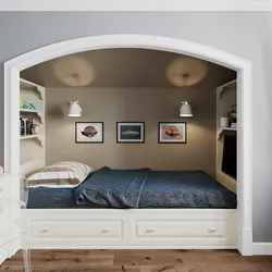 Bedrooms with niche for bed design