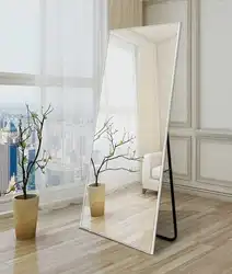Напольное зеркало для спальни фото