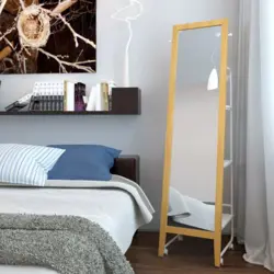 Floor mirror for bedroom photo