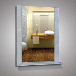 Зеркало В Ванную С Полкой Фото