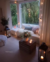 Теплая Уютная Спальня Фото