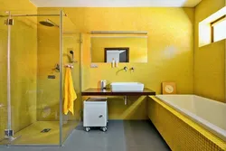 Bathtub white yellow design