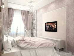 Bedrooms in powdery tones photo