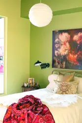 Краска для стен в спальне фото в интерьере