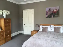Краска для стен в спальне фото в интерьере