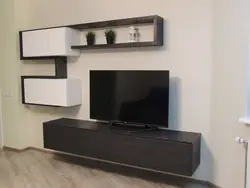 Фото горок в гостиную под телевизор