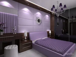 Lilac bedroom design