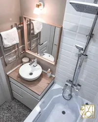 Дизайн маленькой ванной реальные фото