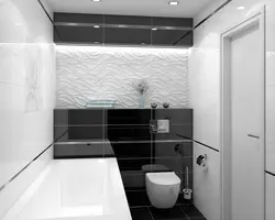 Bathroom black and white design