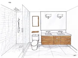 Ванная комната с размерами и дизайном